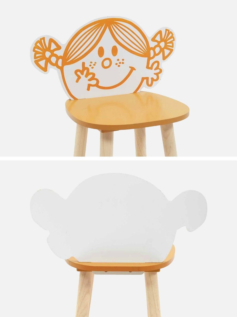 Chaise enfant collection Monsieur/Madame - Madame Bonheur (lot de 2) Audrey Orange - Kiabi