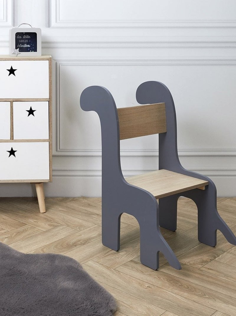 Chaise enfant dino Gris - Kiabi