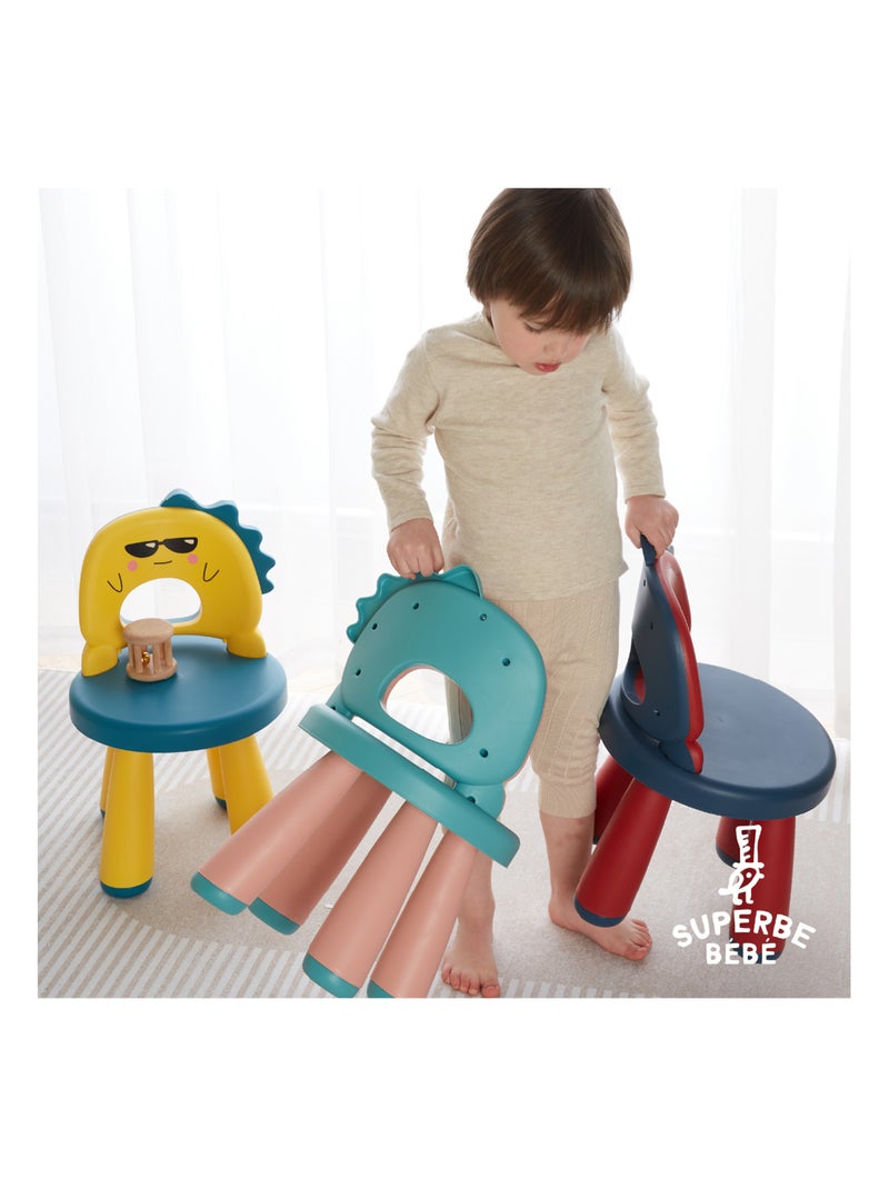 Chaise enfant DINO | SUPERBE BEBE Rose - Kiabi