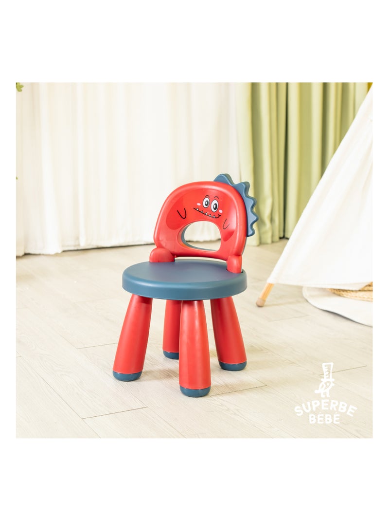 Chaise enfant DINO | SUPERBE BEBE Rouge - Kiabi