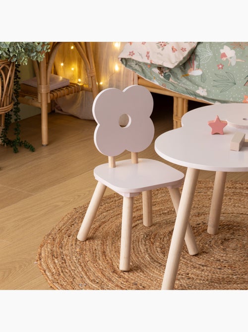 Chaise enfant dossier fleur DOUCEUR - Kiabi