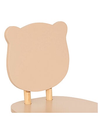 Chaise enfant dossier ourson