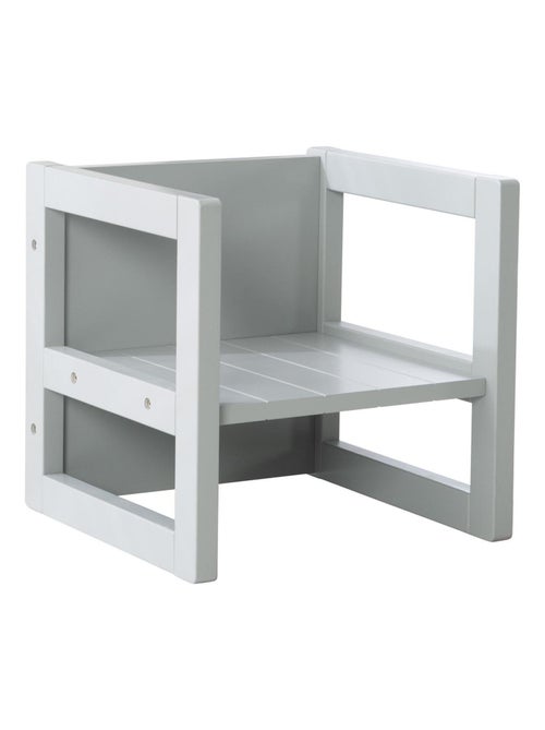 Chaise enfant en bois convertible en tabouret - 3 Hauteurs d'assise 'Roba' - Kiabi