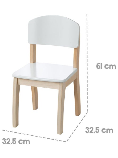 Chaise enfant en bois massif - ROBA - Kiabi