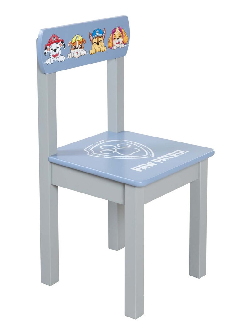 Chaise enfant en bois  Pat'Patrouille - ROBA Bleu Gris - Kiabi