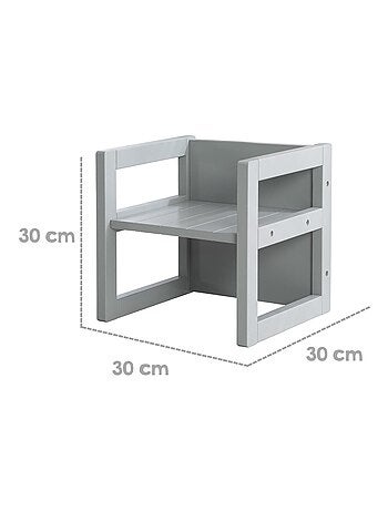 Chaise enfant évolutive et réversible en bois - ROBA