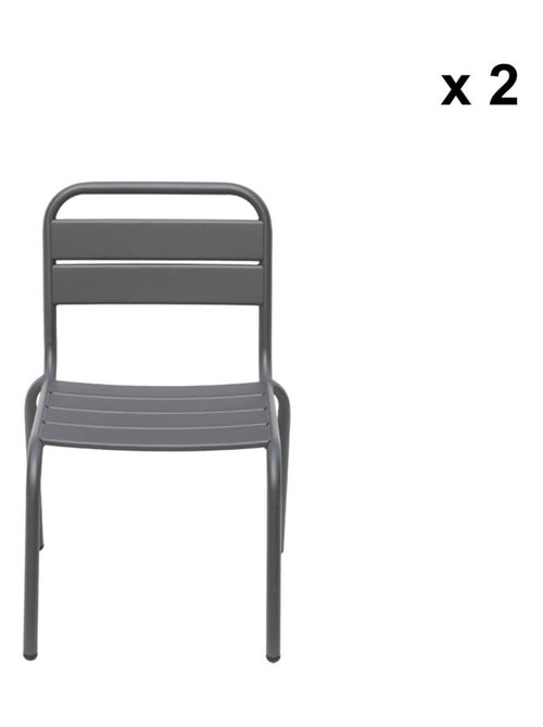 Chaise enfant, salon de jardin enfant métal (lot de 2) Kristoff - Kiabi