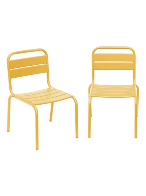 Chaise enfant, salon de jardin enfant métal (lot de 2) Kristoff - Kiabi