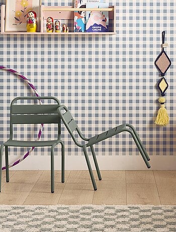 Chaise enfant, salon de jardin enfant métal (lot de 2) Kristoff