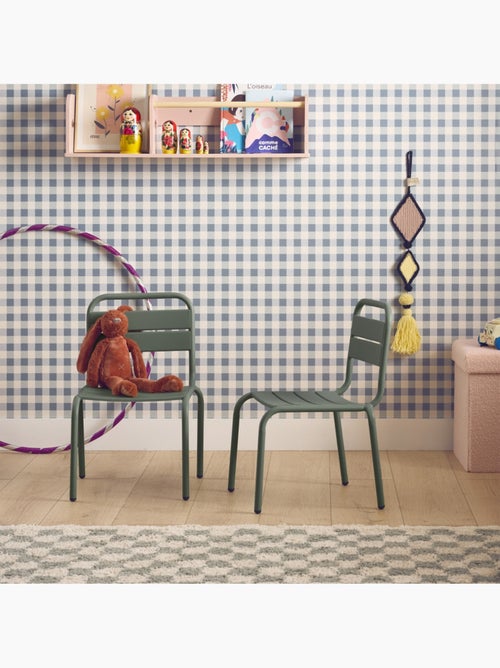 Chaise enfant, salon de jardin enfant métal (lot de 2) Kristoff - Kiabi