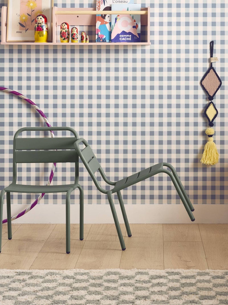 Chaise enfant, salon de jardin enfant métal (lot de 2) Kristoff Kaki - Kiabi