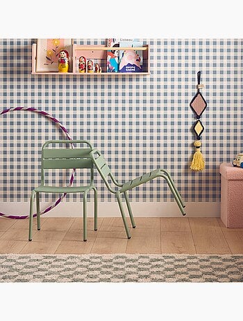 Chaise enfant, salon de jardin enfant métal (lot de 2) Kristoff