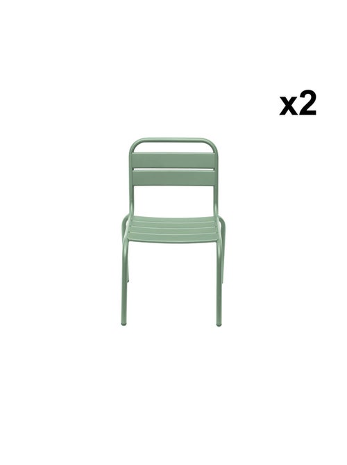 Chaise enfant, salon de jardin enfant métal (lot de 2) Kristoff - Kiabi