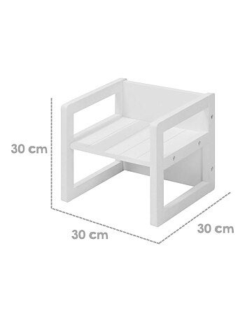 Chaise enfant ?volutive et r?versible en bois - ROBA