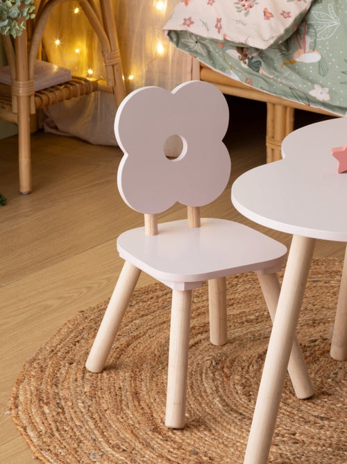 Chaise fleur rose pour enfant - Kiabi Chaise fleur rose pour enfant - Kiabi