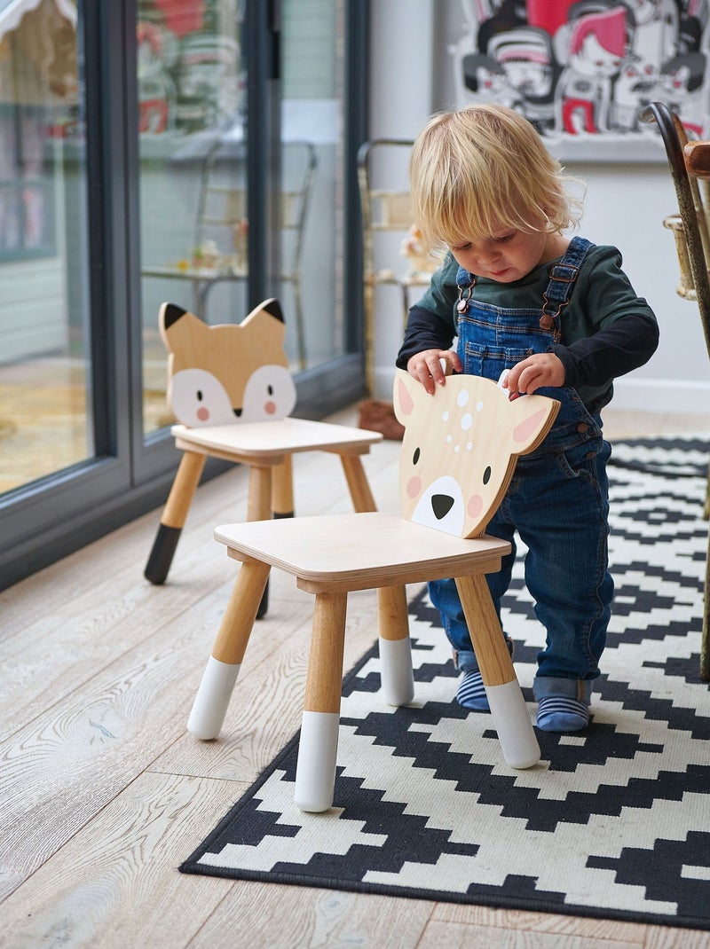 Chaise forêt Cerf Beige - Kiabi
