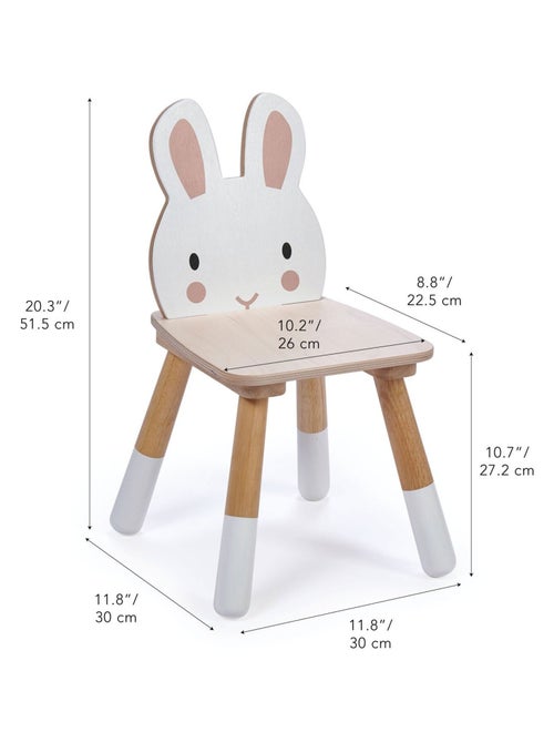 Chaise forêt Lapin - Kiabi Chaise forêt Lapin - Kiabi