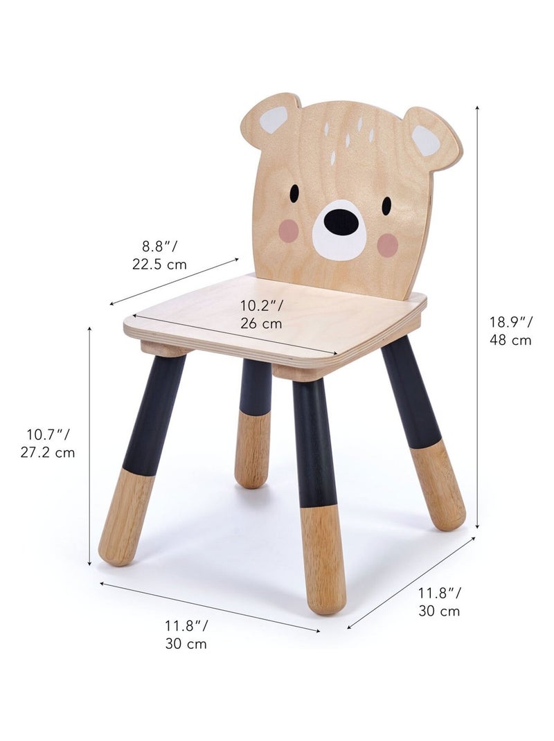 Chaise forêt Ours Beige - Kiabi
