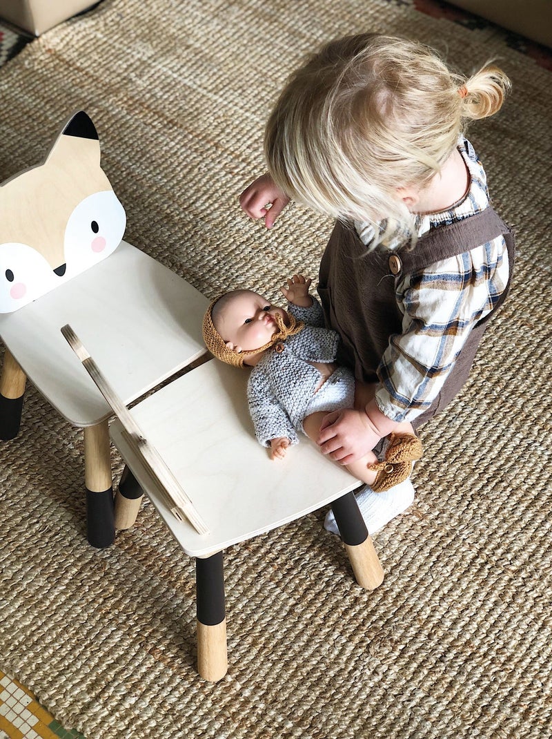 Chaise forêt Renard Beige - Kiabi