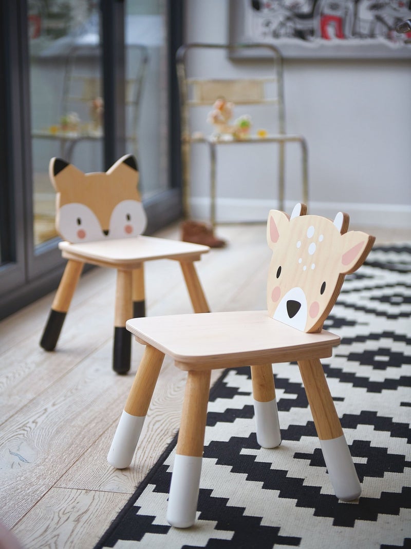 Chaise forêt Renard Beige - Kiabi