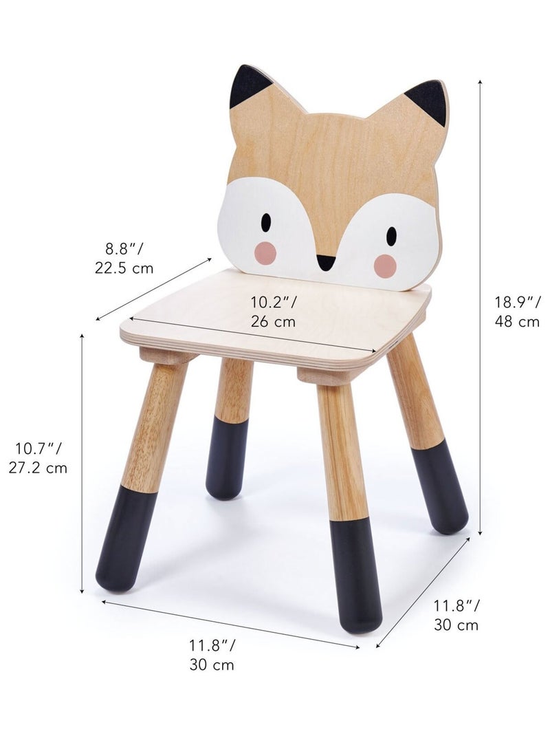 Chaise forêt Renard Beige - Kiabi
