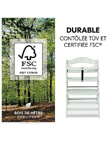 Chaise haute - Alpha+ menthe