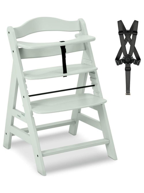 Chaise haute - Alpha+ menthe - Kiabi