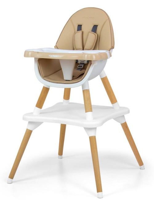 Chaise haute 2-en-1 'milly mally' malmo beige - Kiabi