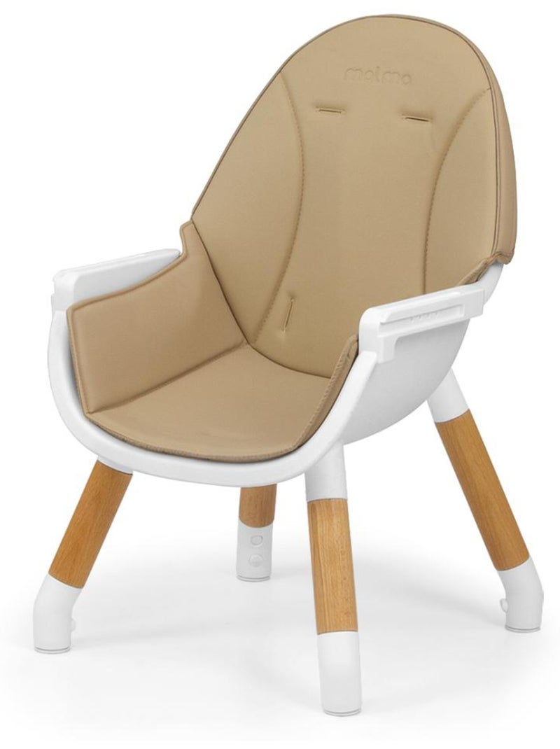 Chaise haute 2-en-1 'milly mally' malmo beige Beige - Kiabi