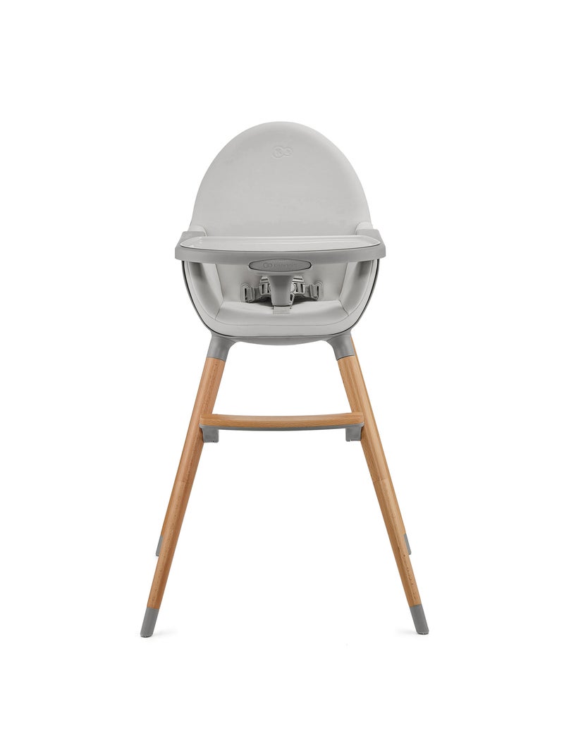 Chaise haute 2en1 fini 2 modèle pratique et confortable Gris - Kiabi