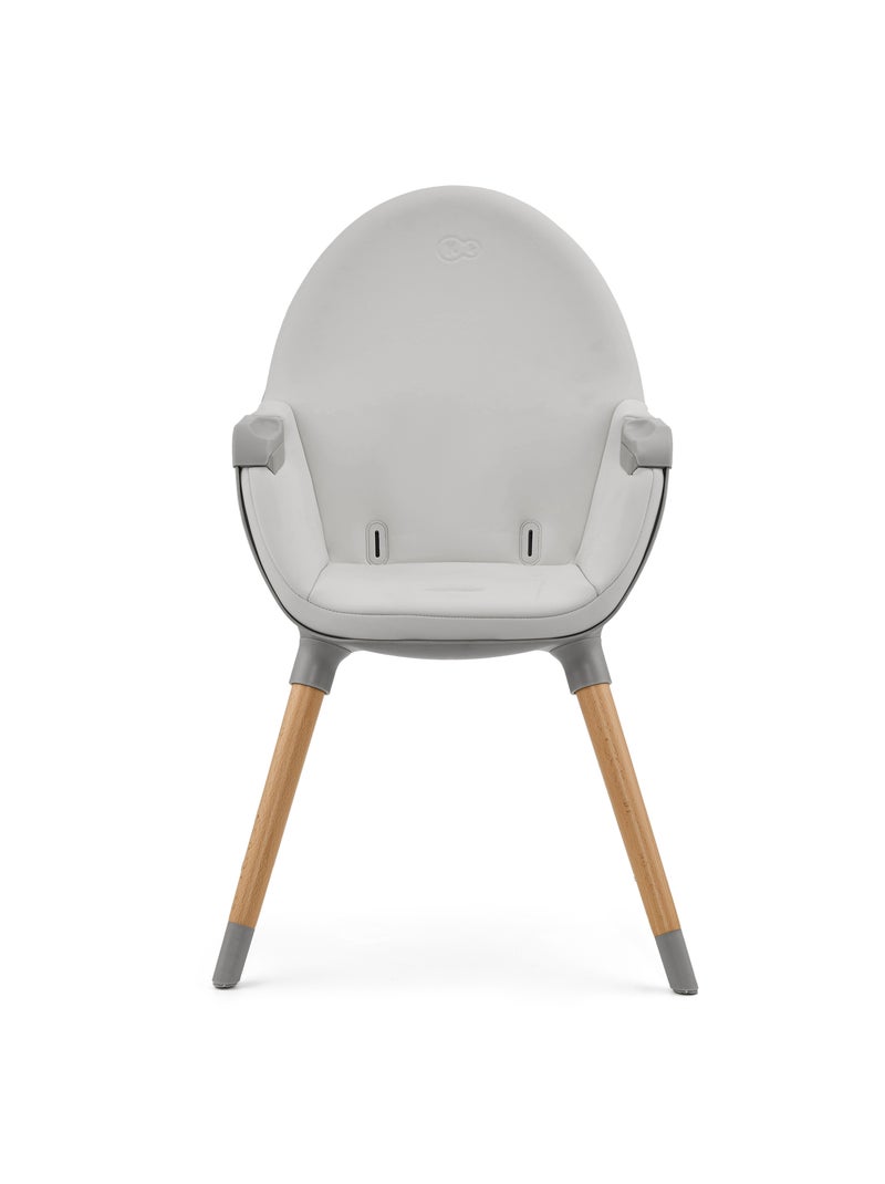 Chaise haute 2en1 fini 2 modèle pratique et confortable Gris - Kiabi