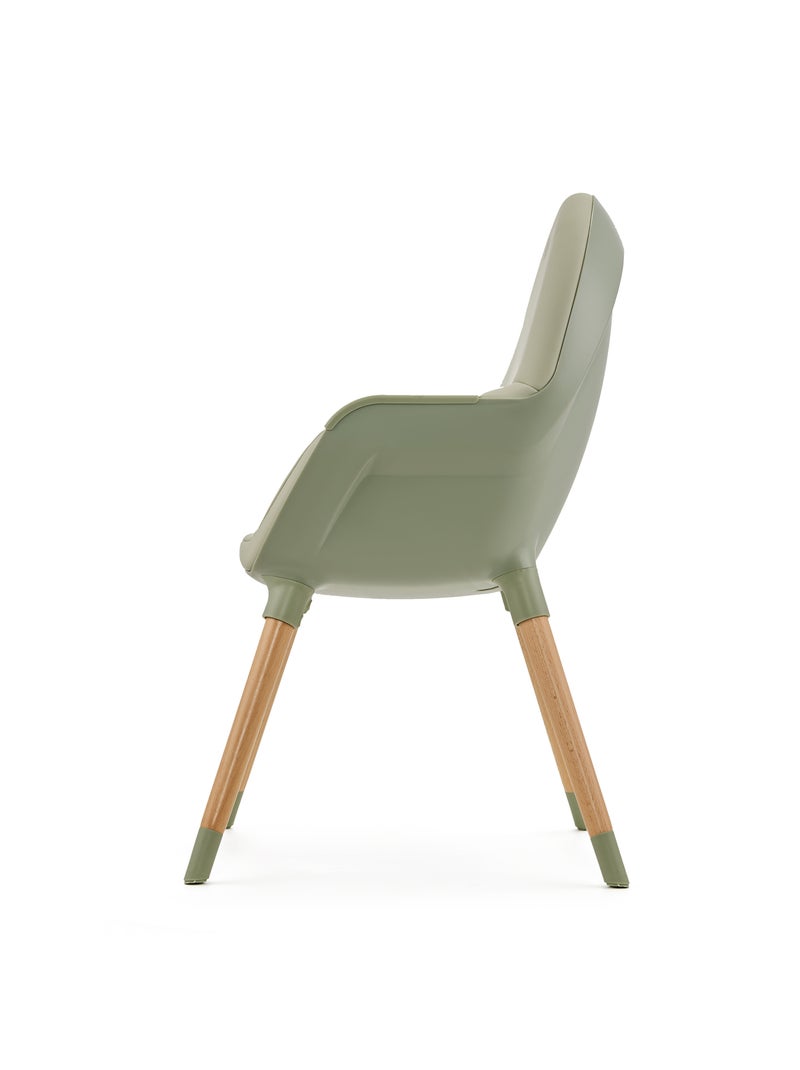 Chaise haute 2en1 fini 2 modèle pratique et confortable Vert - Kiabi