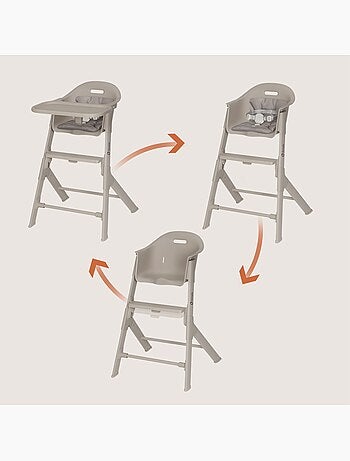 Chaise haute 2en1 LIONELO Beny - 6 à 36 mois - Évolutive