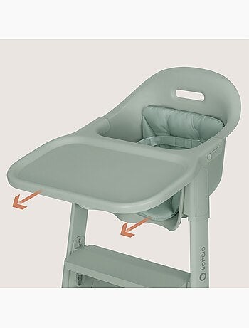 Chaise haute 2en1 LIONELO Beny - 6 à 36 mois - Évolutive