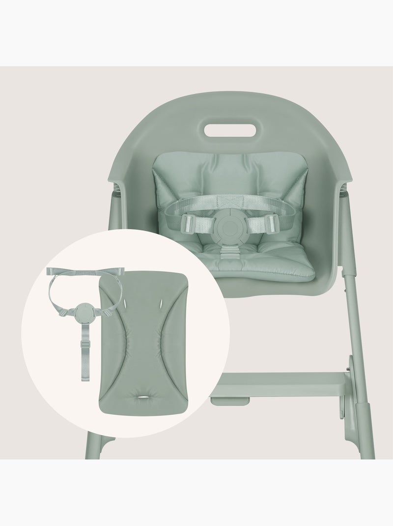 Chaise haute 2en1 LIONELO Beny - 6 à 36 mois - Évolutive Vert - Kiabi