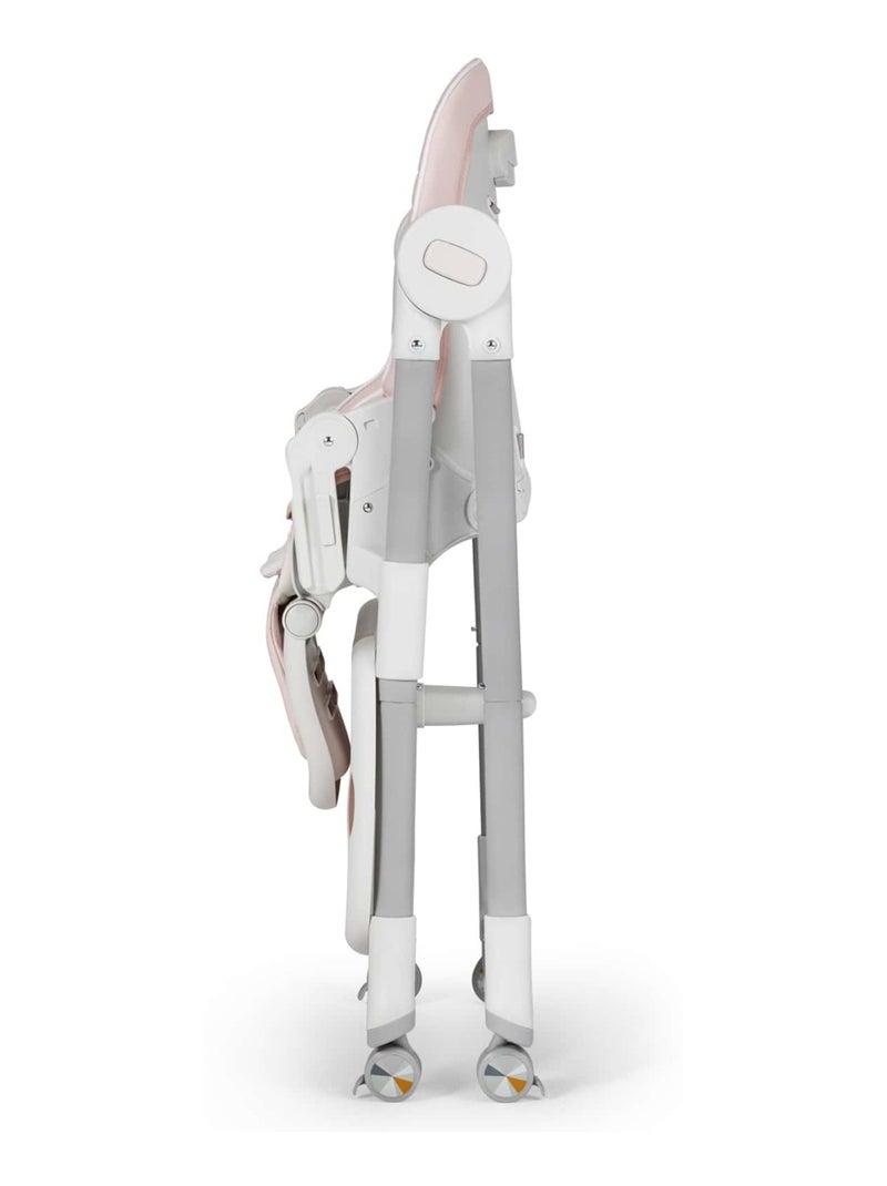 Chaise haute 2en1 transat siège réglable Rose - Kiabi