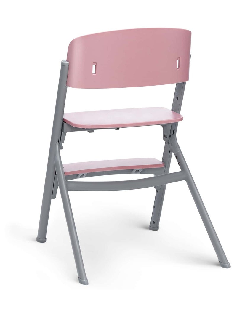 Chaise haute 3en1 assise réglable moderne Rose - Kiabi