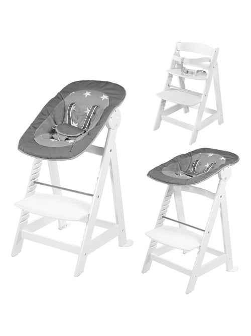 Chaise haute 3en1 avec transat inclinable étoile - ROBA 'Born Up' - Kiabi