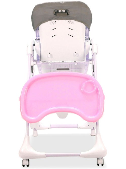 Chaise haute à roulettes Pink Bunny Asalvo - Kiabi
