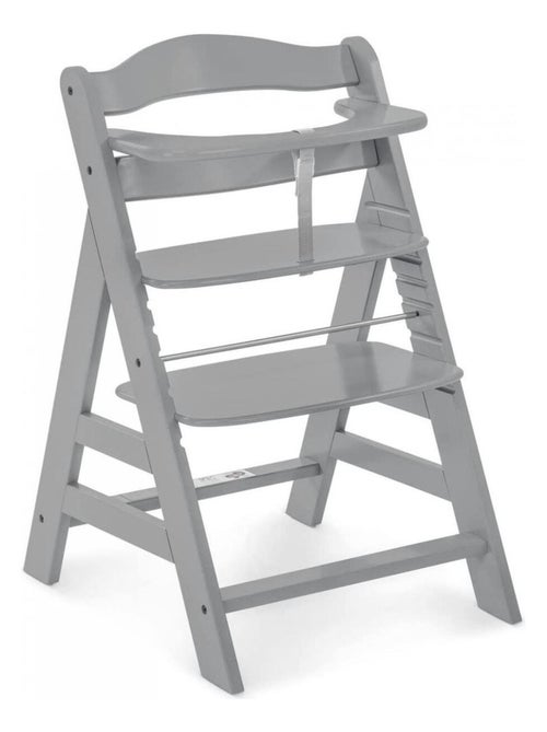 Chaise haute Alpha+B Gris - Kiabi
