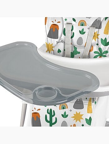 Chaise haute avec table