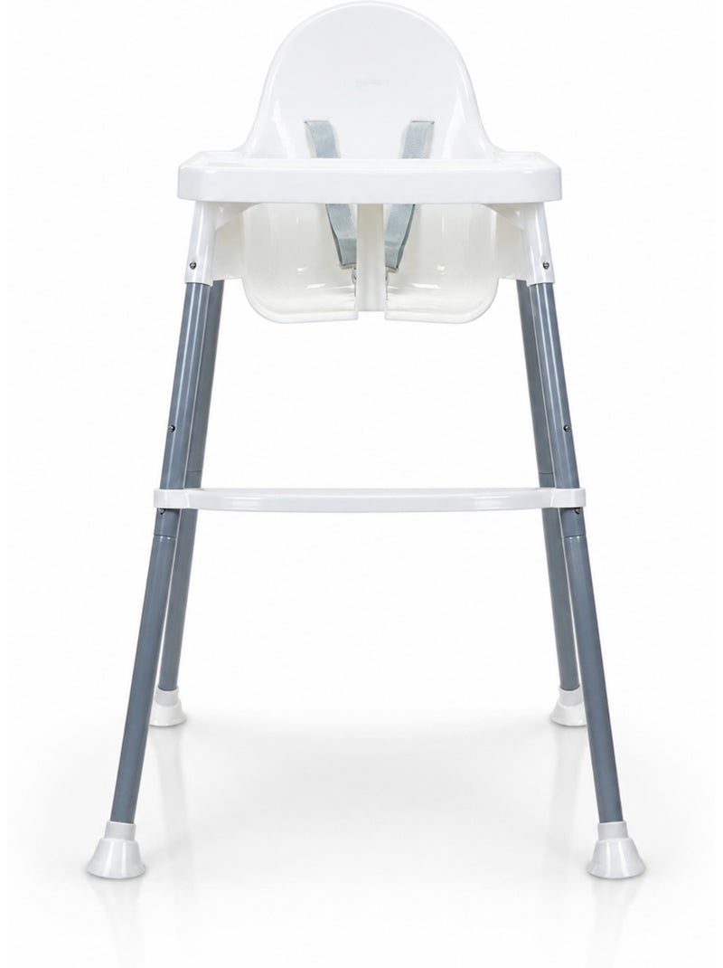 Chaise haute Basic Pro Asalvo Blanc - Kiabi