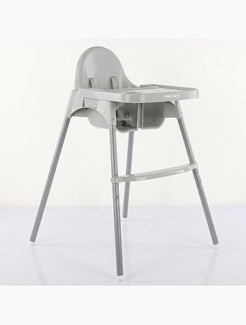 Chaise haute bébé - eco évolutive, pliable et réglable - twinky