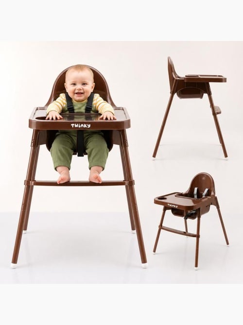 Chaise haute bébé - eco évolutive, pliable et réglable - twinky - Kiabi Chaise haute bébé - eco évolutive, pliable et réglable - twinky - Kiabi
