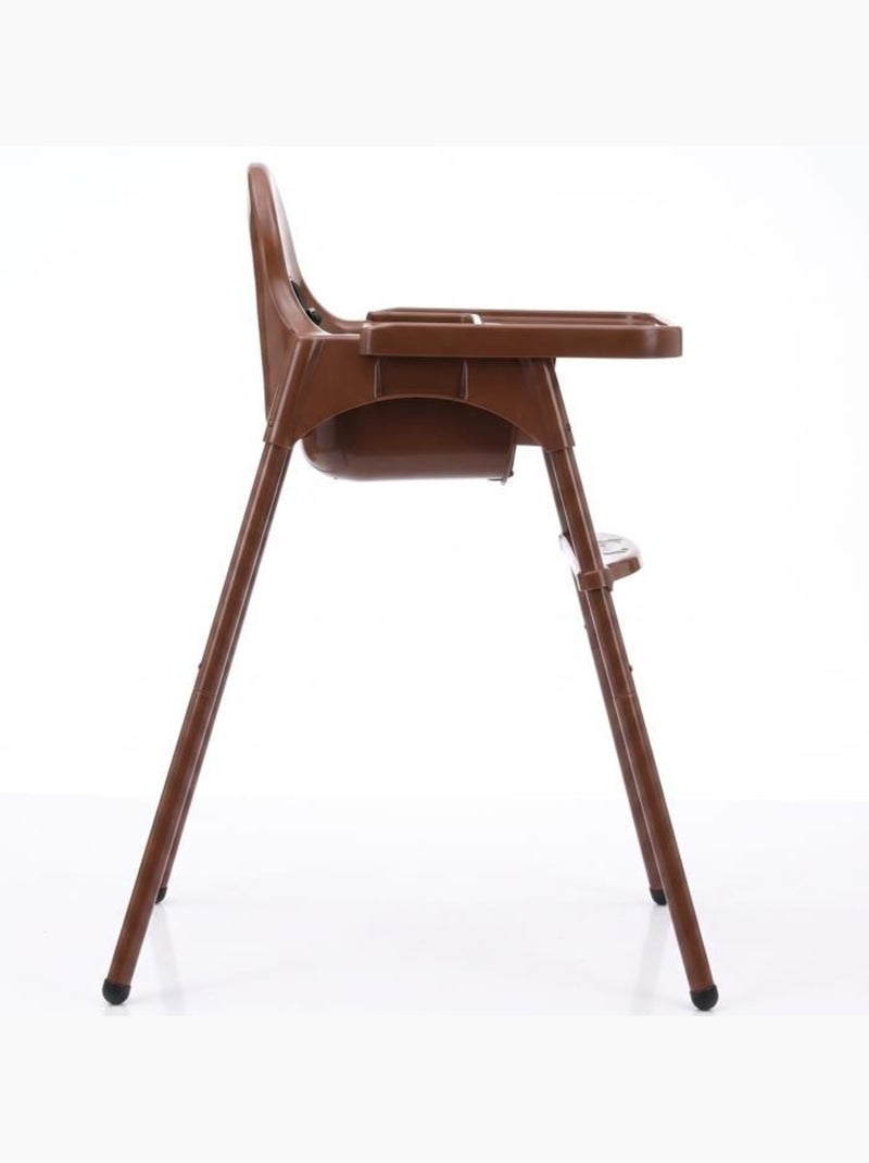 Chaise haute bébé - eco évolutive, pliable et réglable - twinky Marron - Kiabi