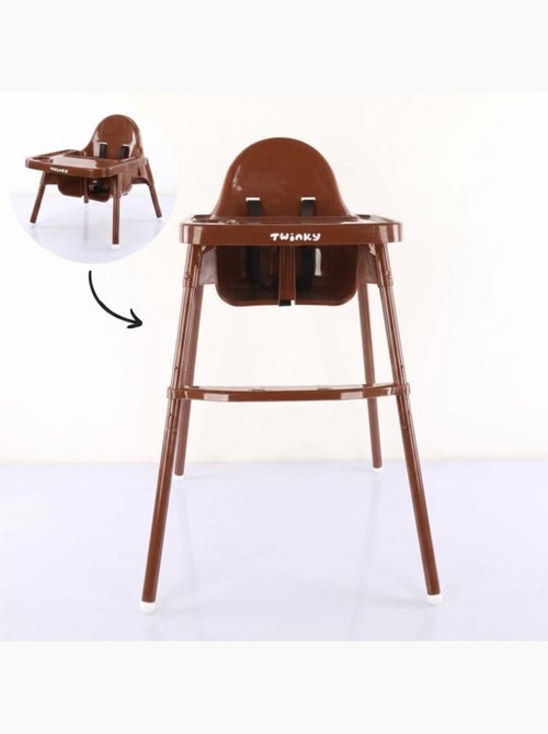 Chaise haute bébé - eco évolutive, pliable et réglable - twinky - Kiabi Chaise haute bébé - eco évolutive, pliable et réglable - twinky - Kiabi