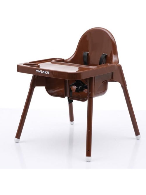 Chaise haute bébé - eco évolutive, pliable et réglable - twinky - Kiabi Chaise haute bébé - eco évolutive, pliable et réglable - twinky - Kiabi