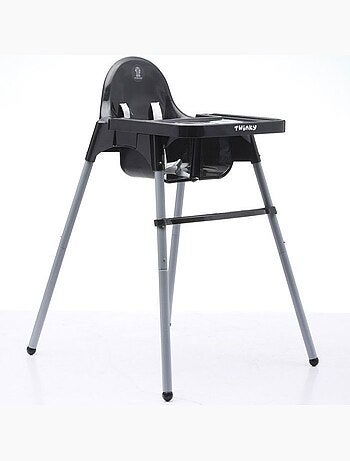 Chaise haute bébé - eco évolutive, pliable et réglable - twinky