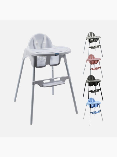 Chaise haute bébé, enfant, réglable hauteur et tablette - Délice - Monsieur Bébé - Kiabi