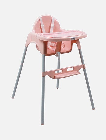 Chaise haute bébé, enfant, réglable hauteur et tablette - Délice - Monsieur Bébé
